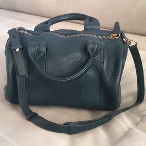 Alexander Wang Rocco in Dark green with gold stud